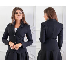 Жакет арт. 01, чорний (довгий рукав)