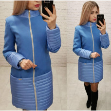 Пальто 137, блакитний