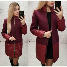 Пальто 137, бордо