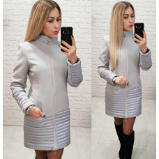 Пальто 137, сірий