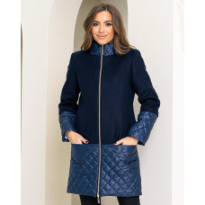 Пальто 137/1, синій