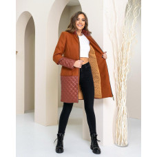 Пальто 137/1, теракот