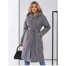 Пальто 176, темно сірий