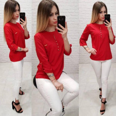 Блуза 830, червоний