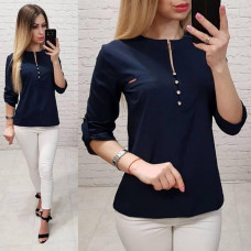 Блуза 830, синій