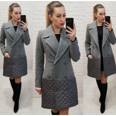 Пальто 140, сірий