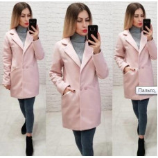 Пальто 821/1 пудра