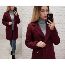 Пальто 821/1 бордо