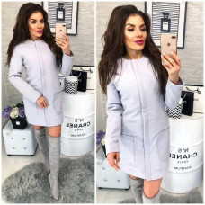 Пальто 808 сірий