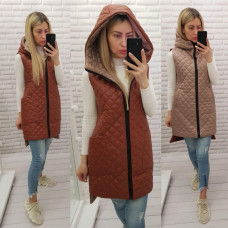 Жилетка 813/2 теракот кава