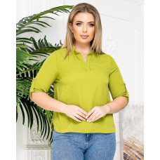 Жіноча блуза з подовженою спинкою, арт. 749, яблоко