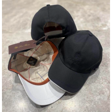 Кепка бейсболка Loro Piana LUX ЧОРНИЙ CapLp005