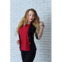 Жакет з рукавом 3/4, арт. 01, колір чорний