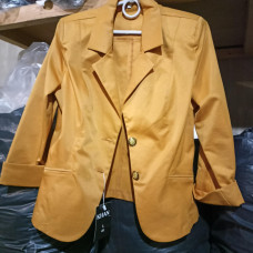 Жакет з рукавом 3/4, арт. 01, колір гірчиця