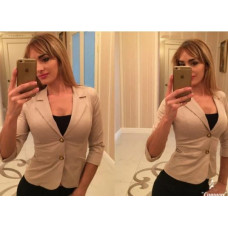 Жакет з рукавом 3/4, арт. 01, колір беж