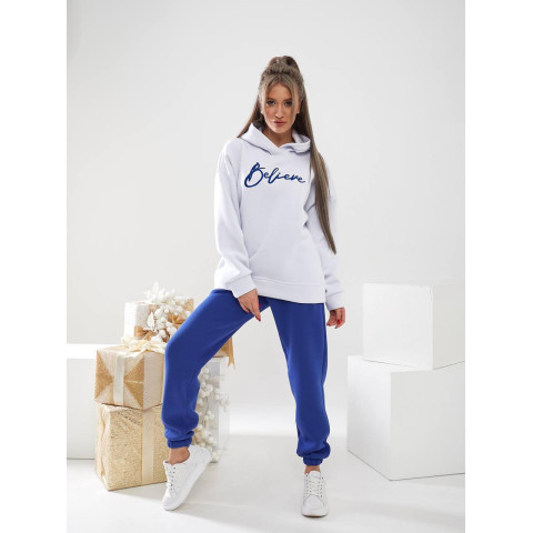 Жіночий спортивний костюм “Believe”, арт. 465, електрик