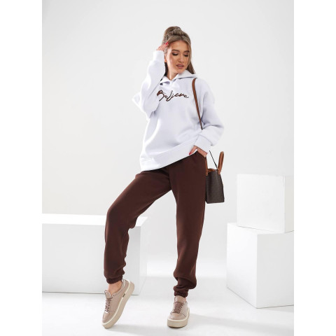Жіночий спортивний костюм “Believe”, арт. 465, шоколад
