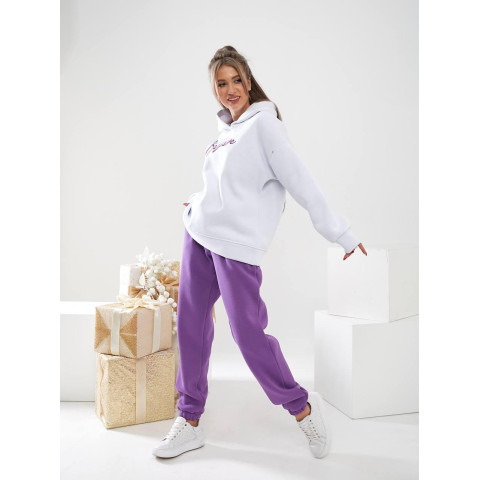 Жіночий спортивний костюм “Believe”, арт. 465, фіолетовий