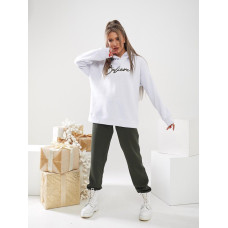 Жіночий спортивний костюм “Believe”, арт. 465, хакі