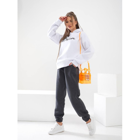 Жіночий спортивний костюм “Believe”, арт. 465, графіт