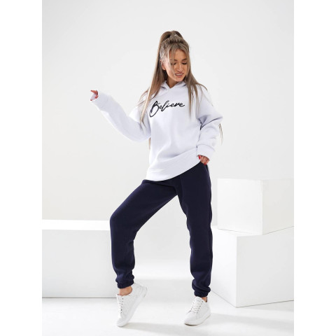 Жіночий спортивний костюм “Believe”, арт. 465, синій