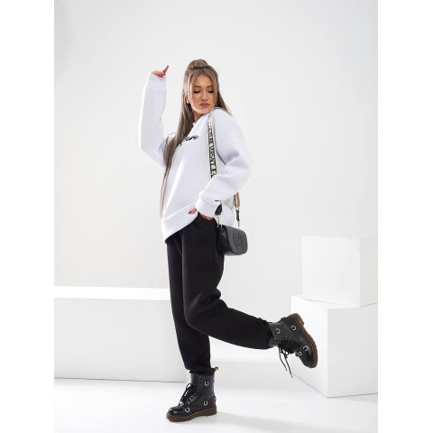 Жіночий спортивний костюм “Believe”, арт. 465, чорний