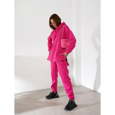 Костюм з подовженим худі, арт. 464, малина