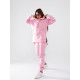 Костюм з подовженим худі, арт. 464, рожевий