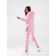 Костюм з подовженим худі, арт. 464, рожевий