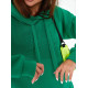 Костюм з подовженим худі, арт. 464, зелений