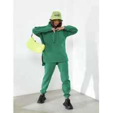 Костюм з подовженим худі, арт. 464, зелений