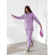 Костюм з подовженим худі, арт. 464, фіолетовий
