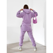 Костюм з подовженим худі, арт. 464, фіолетовий