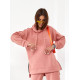 Костюм з подовженим худі, арт. 464, персик