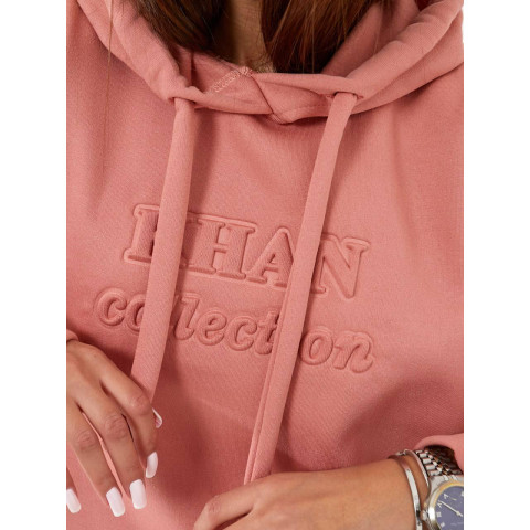 Костюм з подовженим худі, арт. 464, персик