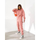 Костюм з подовженим худі, арт. 464, персик