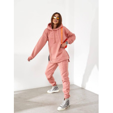 Костюм з подовженим худі, арт. 464, персик