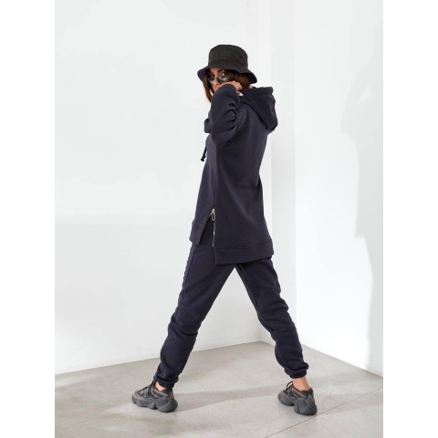 Костюм з подовженим худі, арт. 464, синій