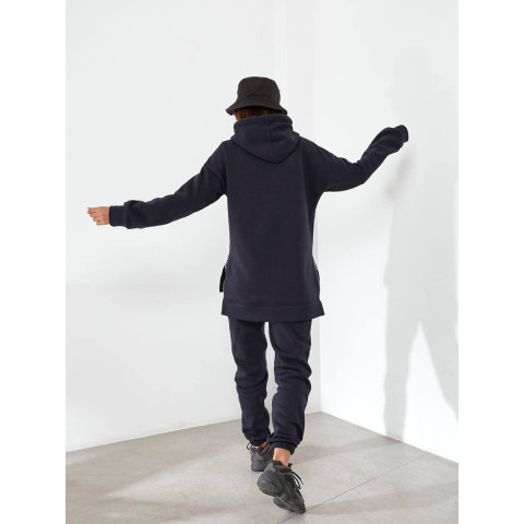 Костюм з подовженим худі, арт. 464, синій