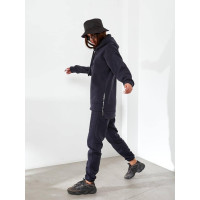 Костюм з подовженим худі, арт. 464, синій