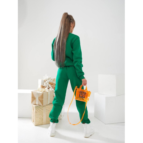 Теплий костюм, арт. 468, зелений