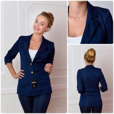 Жакет 08 темно синій