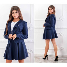 Жакет 118 темно синій