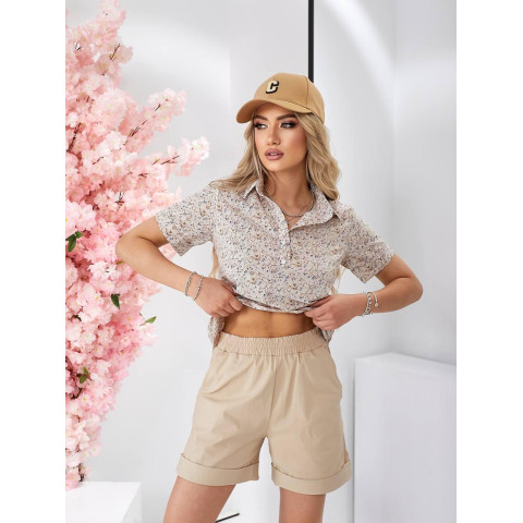 Костюм шорти і футболка, арт.350 беж