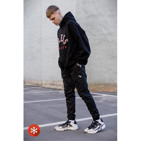 Чоловічі Теплі Штани Карго Without Bayraktar Black