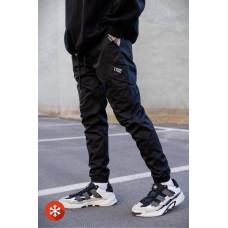 Чоловічі Теплі Штани Карго Without Bayraktar Black