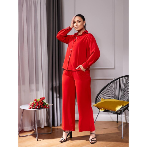 Костюм у стилі casual, арт. 345, червоний