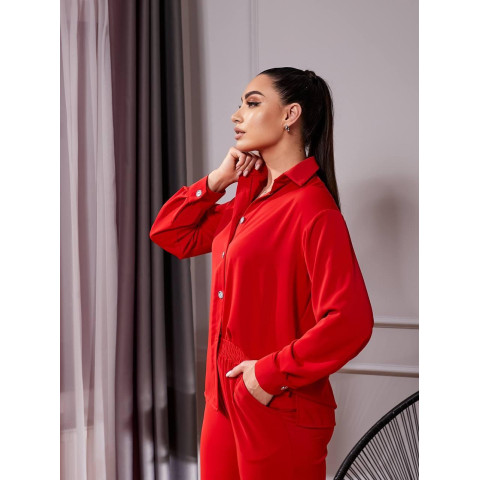 Костюм у стилі casual, арт. 345, червоний