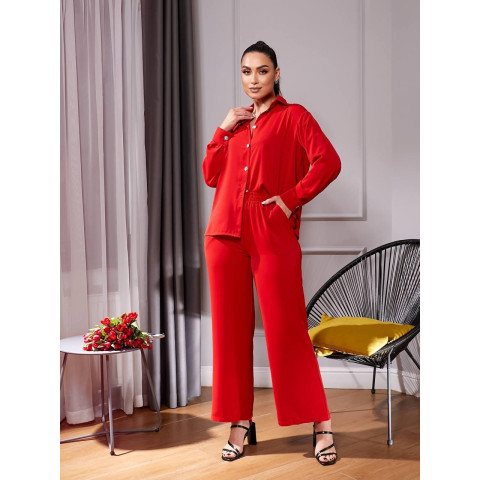 Костюм у стилі casual, арт. 345, червоний