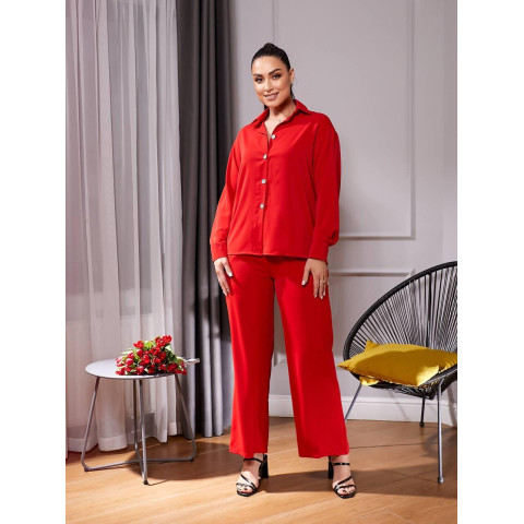 Костюм у стилі casual, арт. 345, червоний